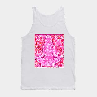 Yoga pose graphic print Tank Top